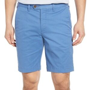 Ted Baker London Mens Blue Chino Shorts Size 34R Tailored Fit Summer Casual